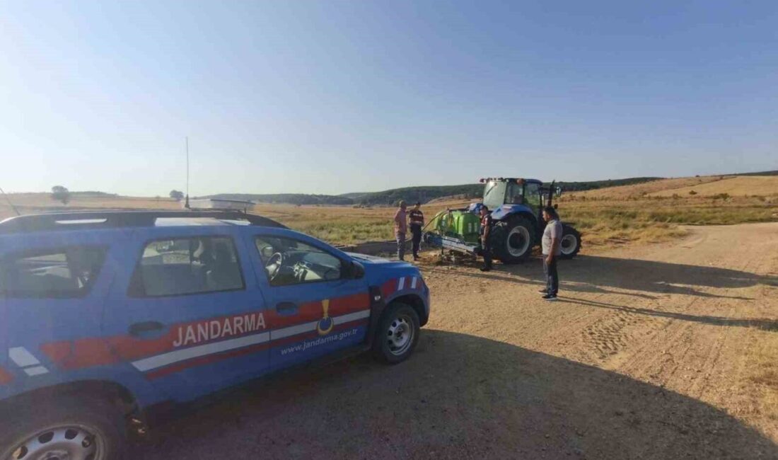 Bilecik’te jandarma ekipleri, hasat sezonunda oluşabilecek yangınları önlemek amacıyla sahada