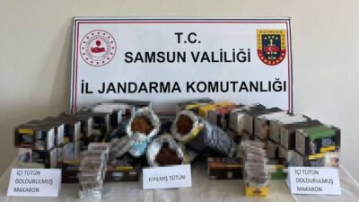 Samsun’un 19 Mayıs ilçesinde Jandarma ekipleri tarafından düzenlenen bir operasyonda