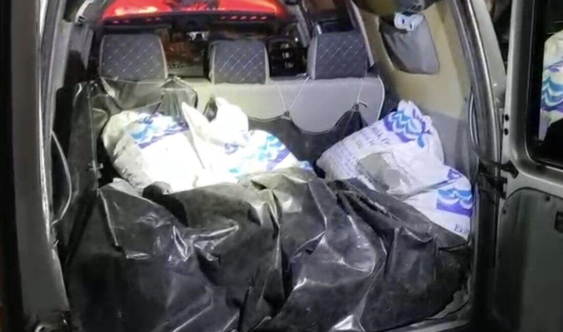 Samsun’da yapılan denetimde, polis ekipleri tarafından yasa dışı yollarla toplandığı