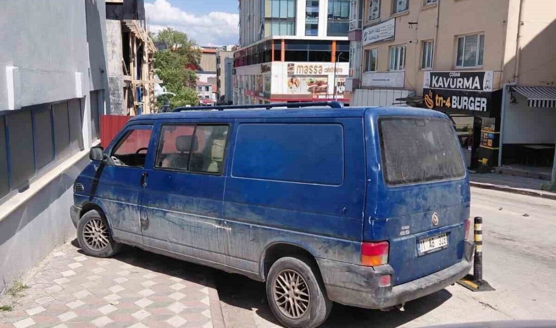 Bilecik’in merkezinde, Dedeoğlu Caddesi üzerinde ticari araç sürücüsü, yayaların geçişine