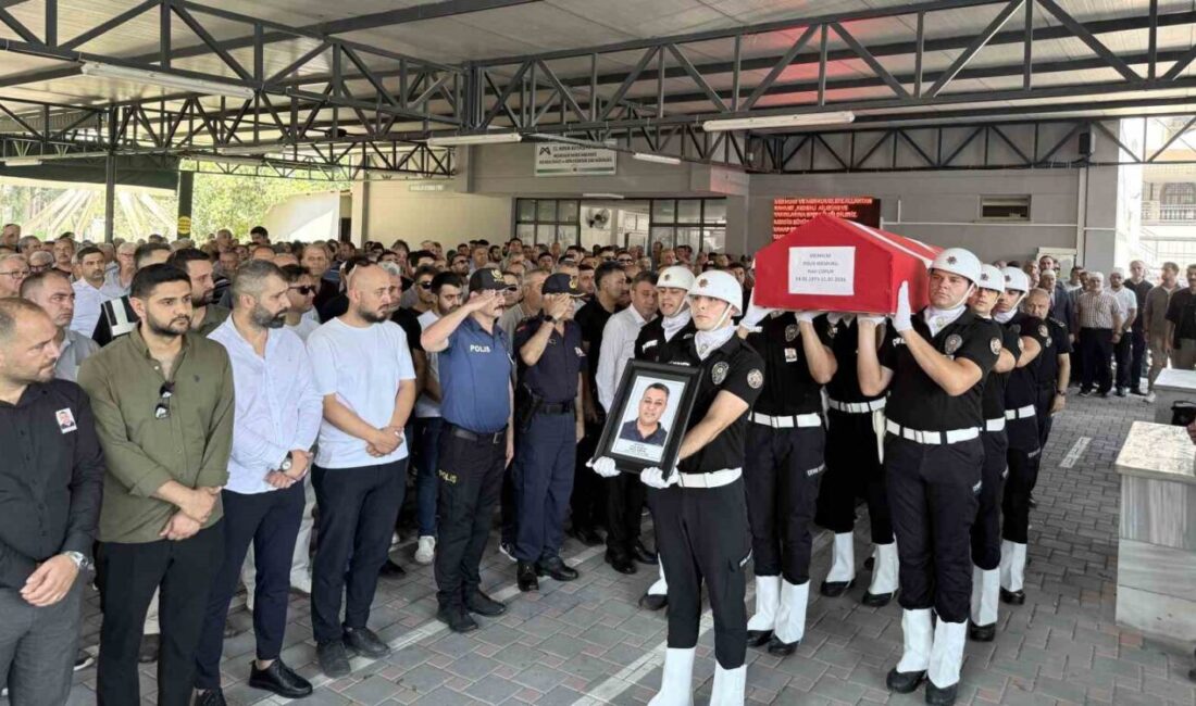 Polis Memuru Halil Çopur, kalp krizi sonucu yaşamını yitirirken, Mersin’in