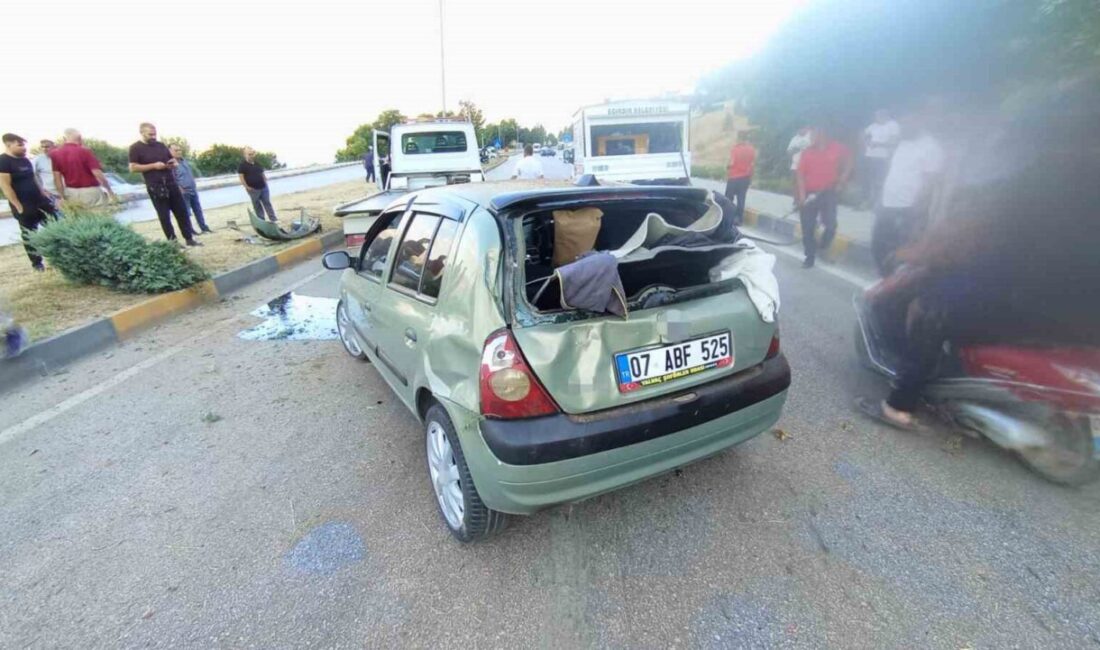 Isparta’nın Eğirdir ilçesinde meydana gelen trafik kazasında, bir kamyonet ile