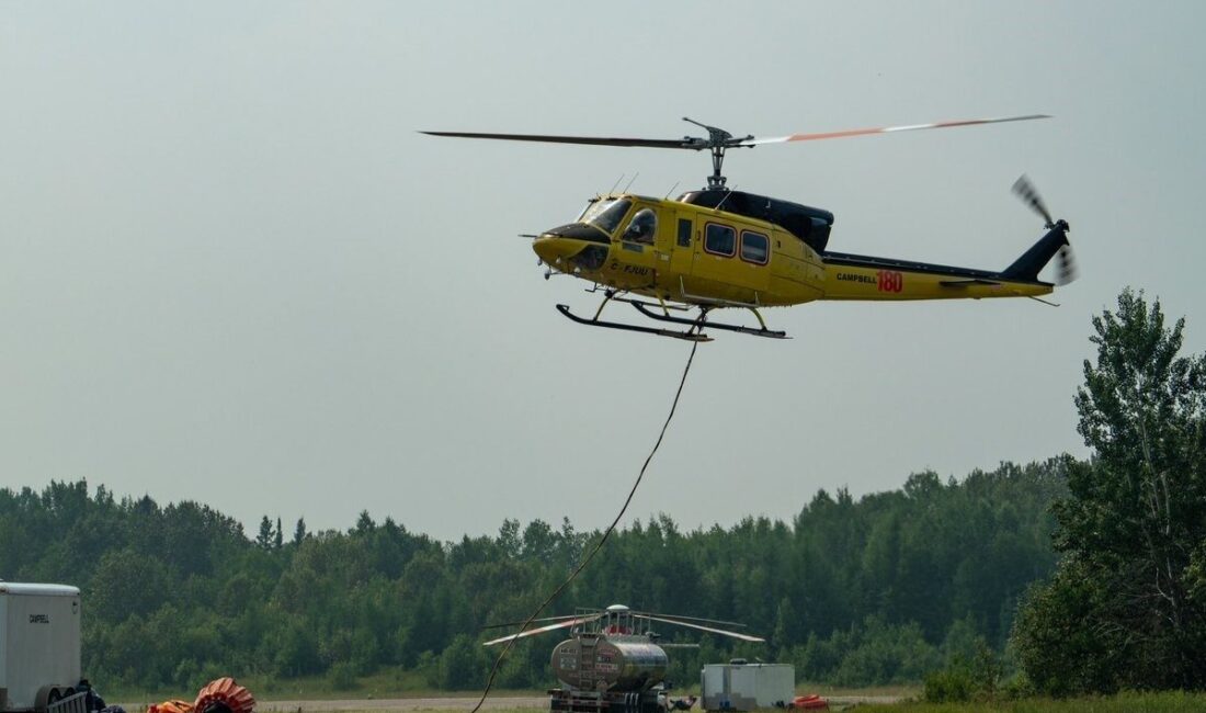 Ontario eyaletinde devam eden orman yangınları 735 bin hektarlık bir