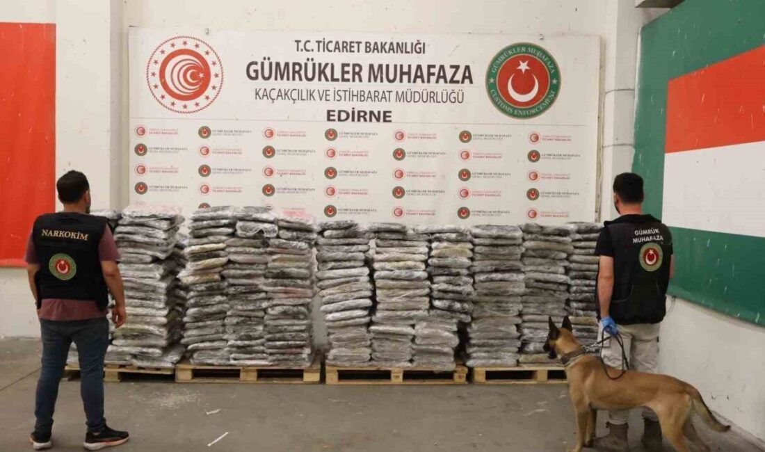 Kapıkule Gümrük Kapısı’nda gerçekleştirilen operasyonlarda, toplam piyasa değeri 1 milyar