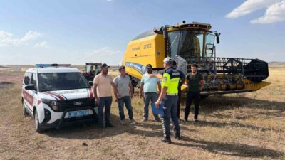 Kars İl Jandarma Komutanlığı, hasat sezonunda kırsal bölgelerde trafik kazalarını