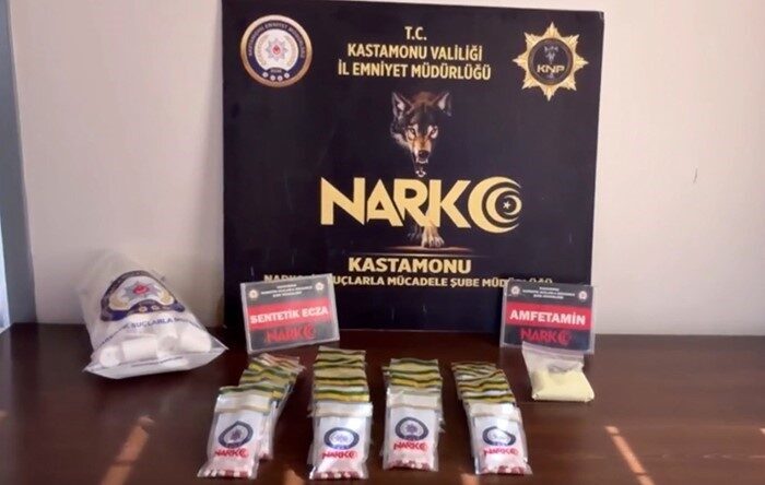 Kastamonu İl Emniyet Müdürlüğü ekipleri tarafından gerçekleştirilen narkotik operasyonunda, 387,28