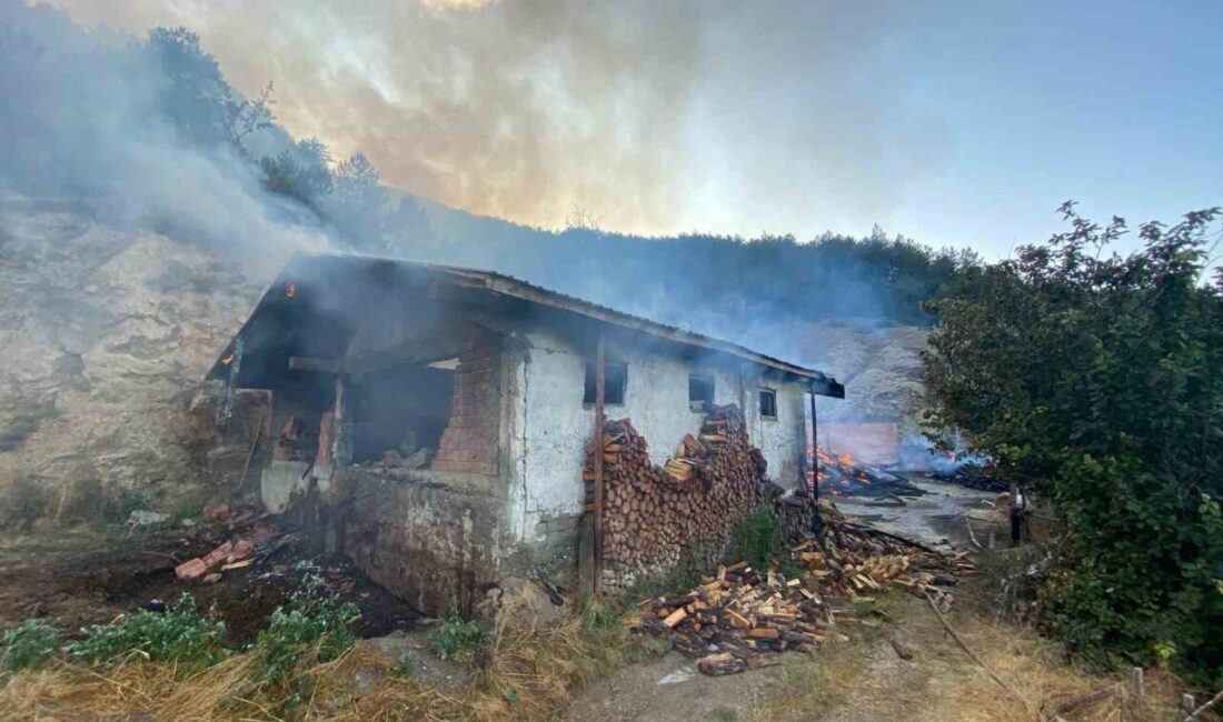 Kastamonu’nun Merkez ilçesine bağlı Kızılkese köyünde bulunan bir ahşap evde