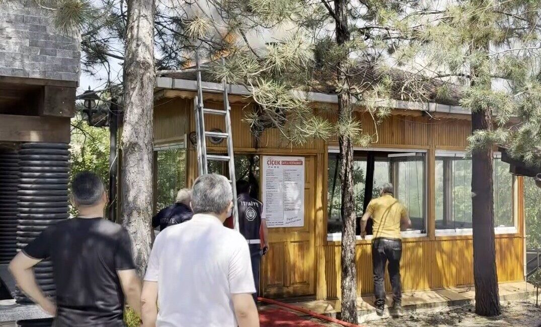 Kastamonu’nun Tosya ilçesinde Çiçekpark Tesisleri adıyla bilinen mekanda çıkan yangın,