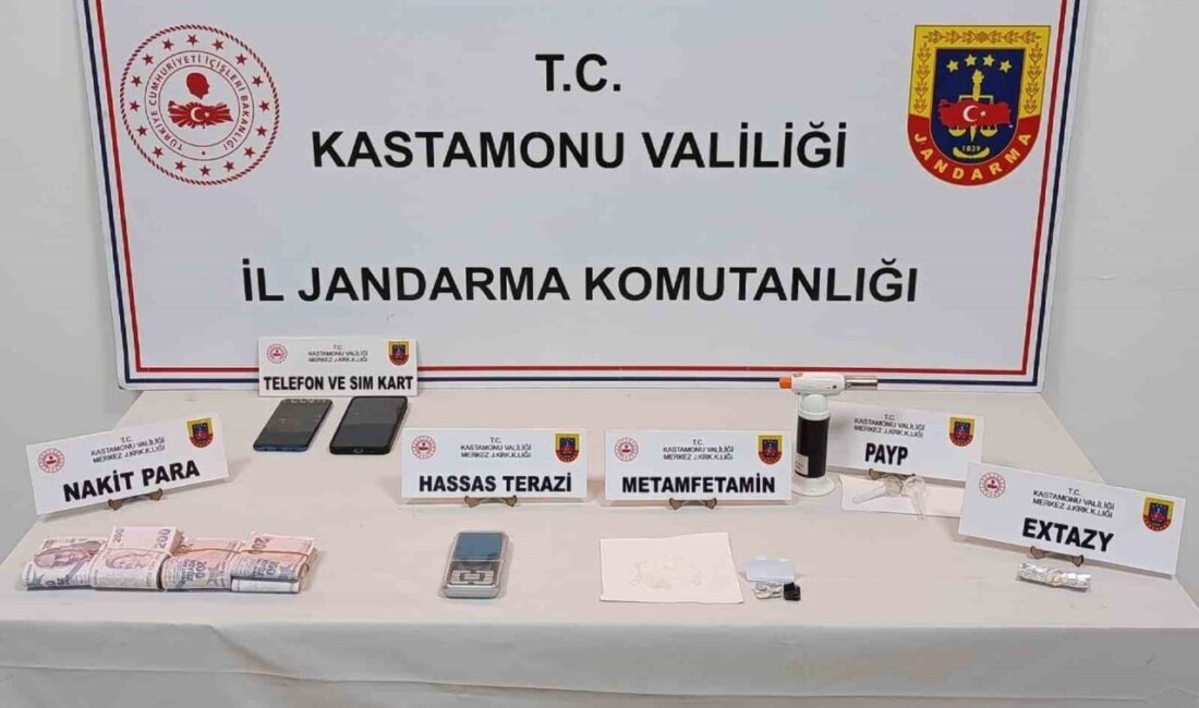 Kastamonu ilinde jandarma ekipleri tarafından düzenlenen uyuşturucu operasyonlarında 5 şüpheli