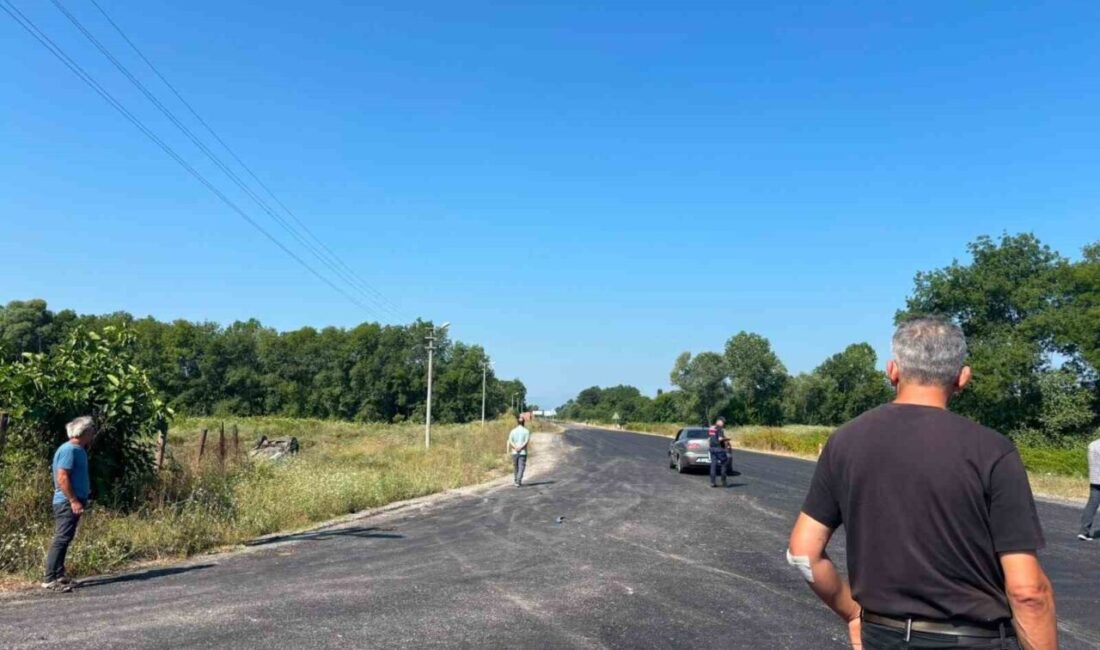 Nebioğlu beldesinin girişinde meydana gelen trafik kazasında bir kişi yaralandı.