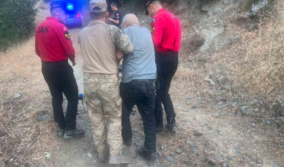 Nazilli ilçesinde kaybolan Alzheimer hastası yaşlı adam, jandarma ekipleri tarafından