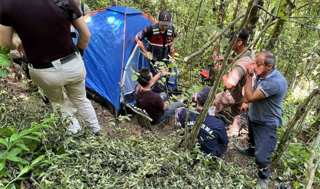 Bartın ilinde kaybolan bir kişi, yaklaşık 16 saat sonra ormanda