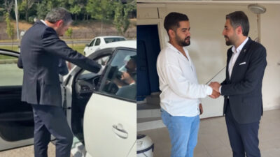 Kazım Emiroğlu Şimşek ve Yönetim Kurulu Üyeleri Galericiler Sitesi Esnafının