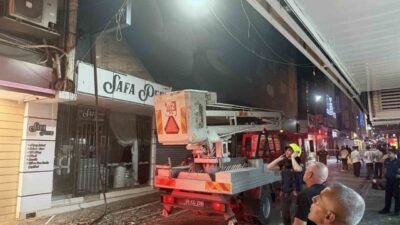 Efeler ilçesinde bulunan Perande Alışveriş Merkezi’nin yeni şubesi tadilatı sırasında