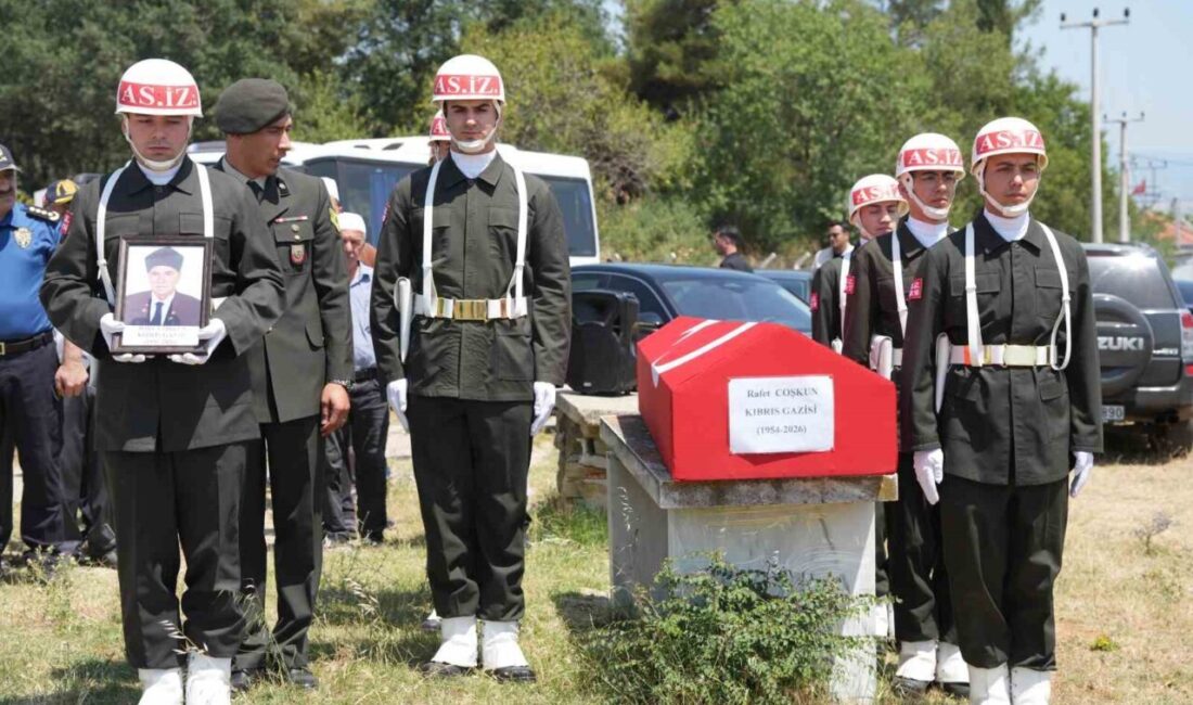 Tekirdağ’da yaşamını yitiren 72 yaşındaki Kıbrıs gazisi Rafet Coşkun, askeri