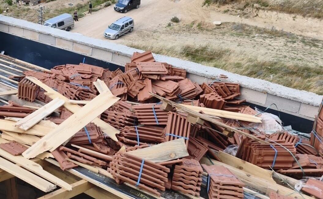 Bursa’nın İnegöl ilçesinde bir site inşaatında meydana gelen olayda, 2