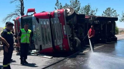 Kırıkkale’de, Hacılar beldesi Altınova Mahallesi’nde meydana gelen trafik kazasında orman