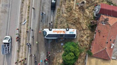 Kırıkkale’de meydana gelen yolcu otobüsü kazasında hayatını kaybeden yaşlı kadının