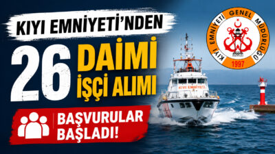 İçişleri Bakanlığı Kıyı Emniyeti Genel Müdürlüğü, farklı unvanlarda toplam 26