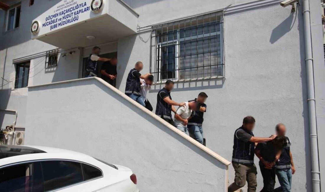 Kocaeli merkezli 3 ilde gerçekleştirilen operasyonlar sonucunda, düzensiz göçmen kaçakçılığıyla