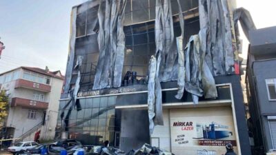 Kocaeli’nin Dilovası ilçesinde yer alan Ravive Kozmetik fabrikasında meydana gelen