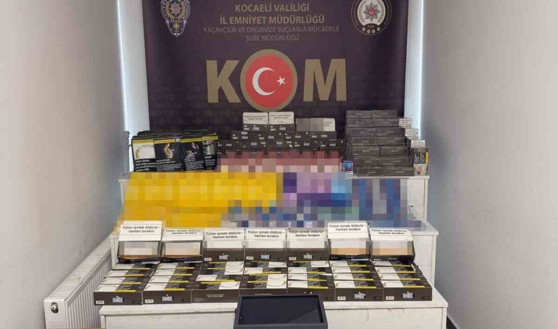 Kocaeli ilinde 4 farklı ilçede gerçekleştirilen eşzamanlı operasyonlarda, toplam 8