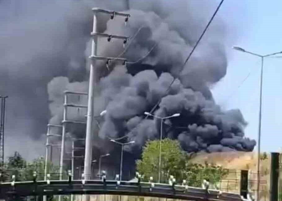 Kocaeli’nin Körfez ilçesinde, bir iş yerinde çıkan yangınla ilgili olarak,