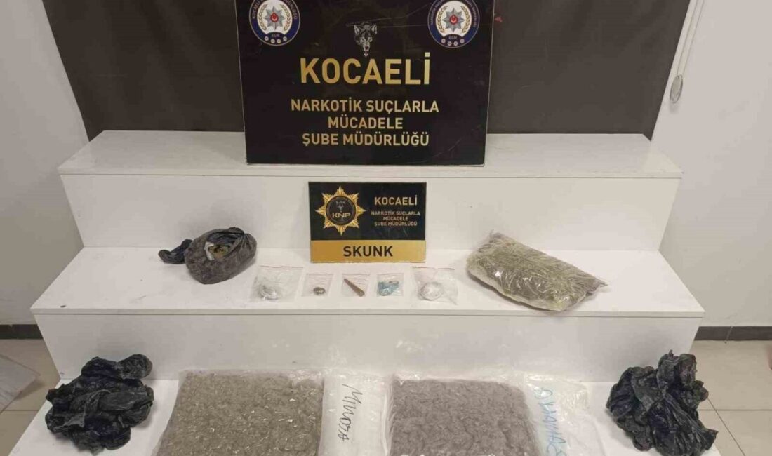 Kocaeli’de polis ekipleri tarafından gerçekleştirilen uyuşturucu operasyonlarında yakalanan 7 şüpheliden