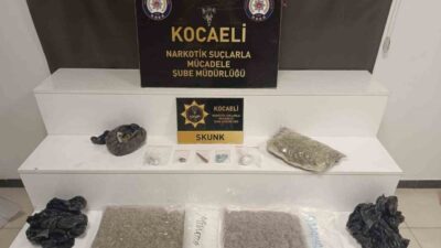 Kocaeli’de polis ekipleri tarafından gerçekleştirilen uyuşturucu operasyonlarında yakalanan 7 şüpheliden