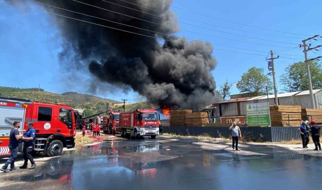 Kocaeli’daki bir boya fabrikasında çıkan yangında bir işçinin cansız bedenine