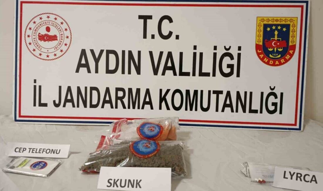 Koçarlı ilçesinde gerçekleştirilen bir operasyonda, Aydın İl Jandarma Komutanlığı Narkotik