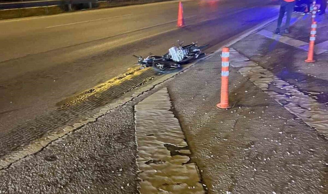 Bahçe ilçesinde meydana gelen trafik kazasında motorsiklet sürücüsü hayatını kaybetti.