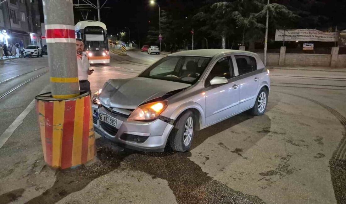 Eskişehir’de dün akşam saatlerinde meydana gelen trafik kazasında, sürücüsünün kontrolünden