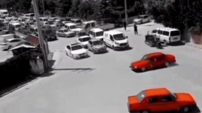 Konya’da düğün konvoyunun önünü keserek drift yapan sürücüye polis ekipleri
