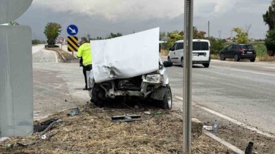Konya’da meydana gelen trafik kazasında 1’i ağır olmak üzere 5
