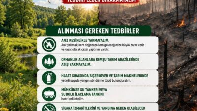 Kozan İlçe Tarım ve Orman Müdürlüğü, bölgede artan sıcaklıklar ve