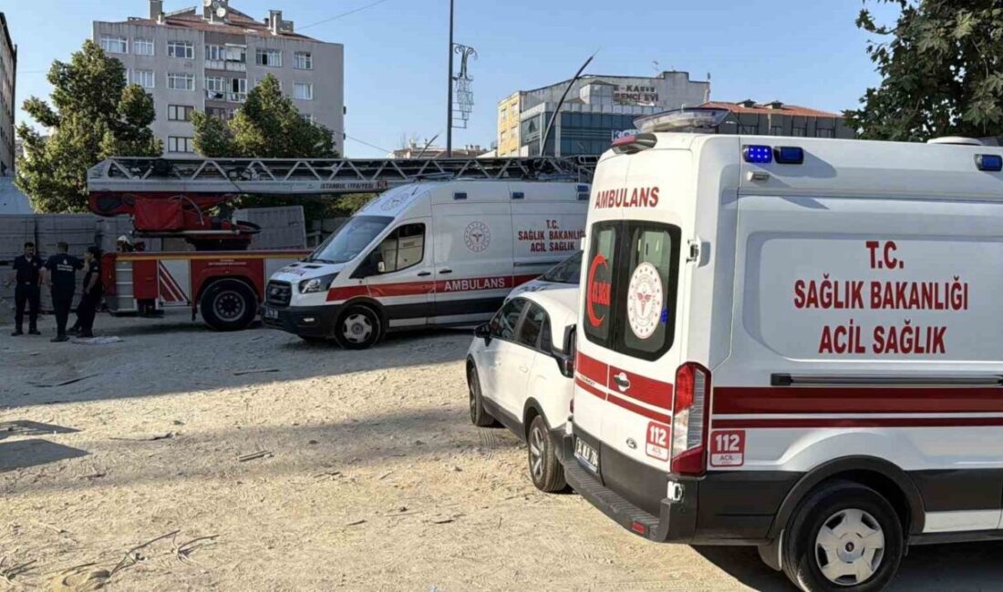 Küçükçekmece ilçesinde bulunan bir inşaatta çalışan 15 işçi, son 3