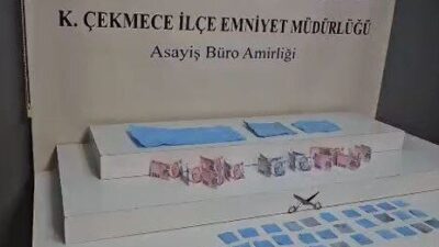Küçükçekmece ilçesinde, uyuşturucu madde ticaretini engellemeye yönelik gerçekleştirilen operasyonda, bir
