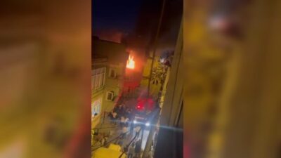 Küçükçekmece ilçesinde terkedilmiş olduğu belirlenen 5 katlı bir binada çıkan