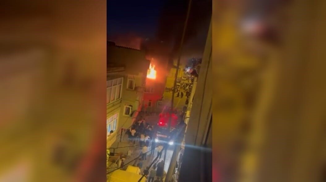 Küçükçekmece ilçesinde terkedilmiş olduğu belirlenen 5 katlı bir binada çıkan