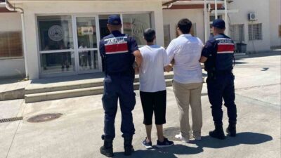 Kuşadası ilçesinde Jandarma ekipleri tarafından yürütülen operasyonda, yağma suçundan aranan
