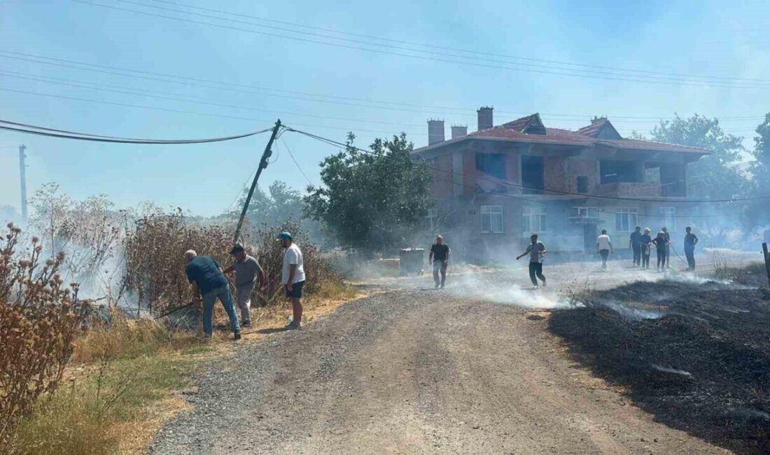 Kırklareli’nin Lüleburgaz ilçesine bağlı Kırıkköy’de otluk alanda başlayan ve kısa