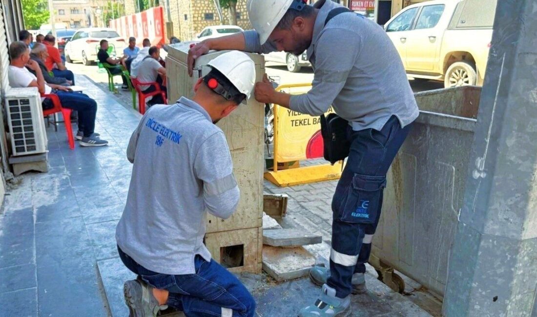 Mardin’de Dicle Elektrik’e ait yaklaşık 2 bin elektrik panosuna yetkisiz