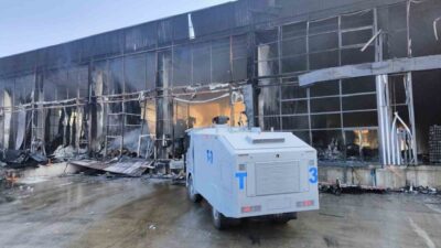 Batman Organize Sanayi Bölgesi’nde BİM marketinin ana dağıtım deposunda meydana