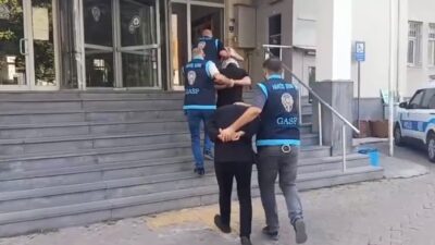 Talas ilçesindeki bir markete motolotofkokteyli atılarak kaçan 3 kişi polis