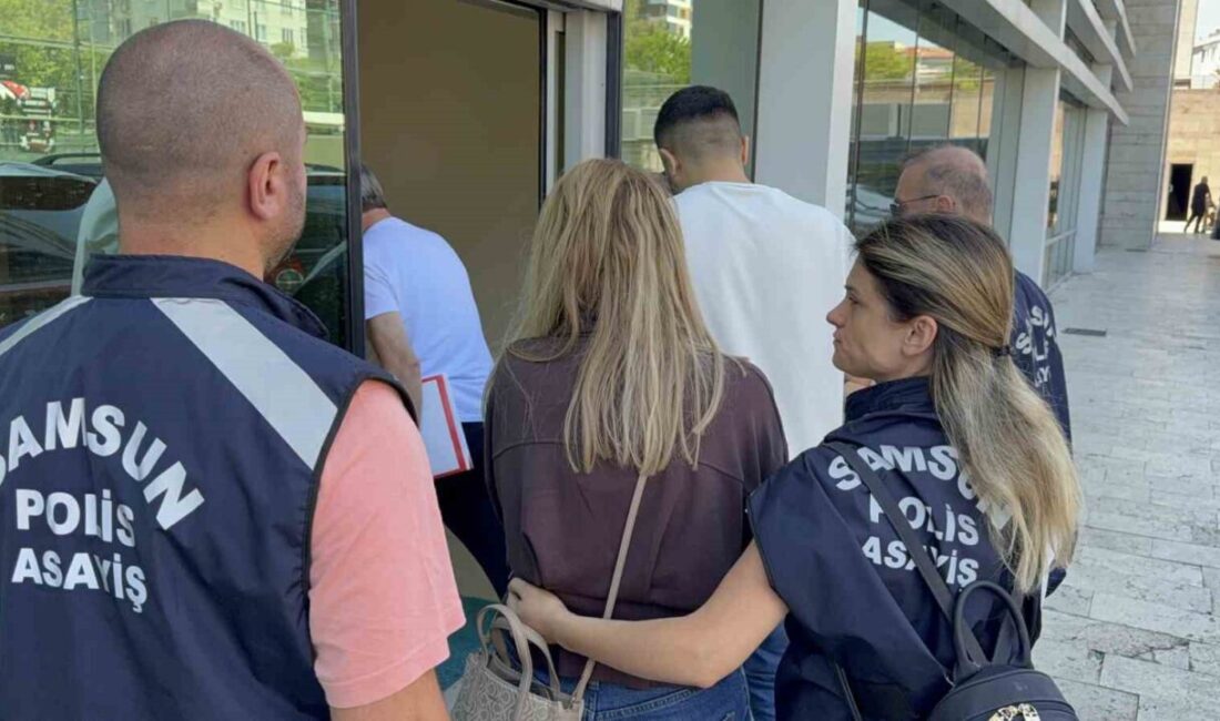 Atakum ilçesindeki bir masaj salonunda gerçekleştirilen fuhuş operasyonunda yakalanan 3