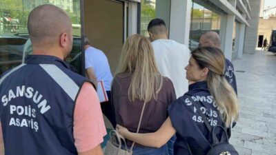 Atakum ilçesindeki bir masaj salonunda gerçekleştirilen fuhuş operasyonunda yakalanan 3