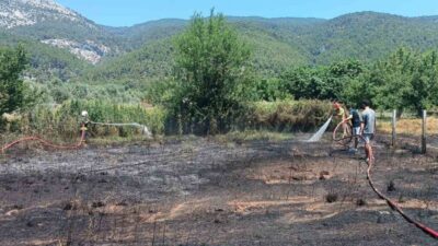 Menteşe ilçesine bağlı Yaraş Mahallesi’nde bugün öğleden sonra meydana gelen