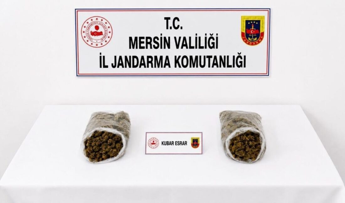 Mersin’de jandarma ekipleri tarafından gerçekleştirilen operasyonda uyuşturucu ticaretine yönelik 5