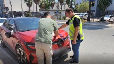Mersin’de polis ekipleri, sosyal medya platformlarında paylaşılan kural ihlaline ilişkin